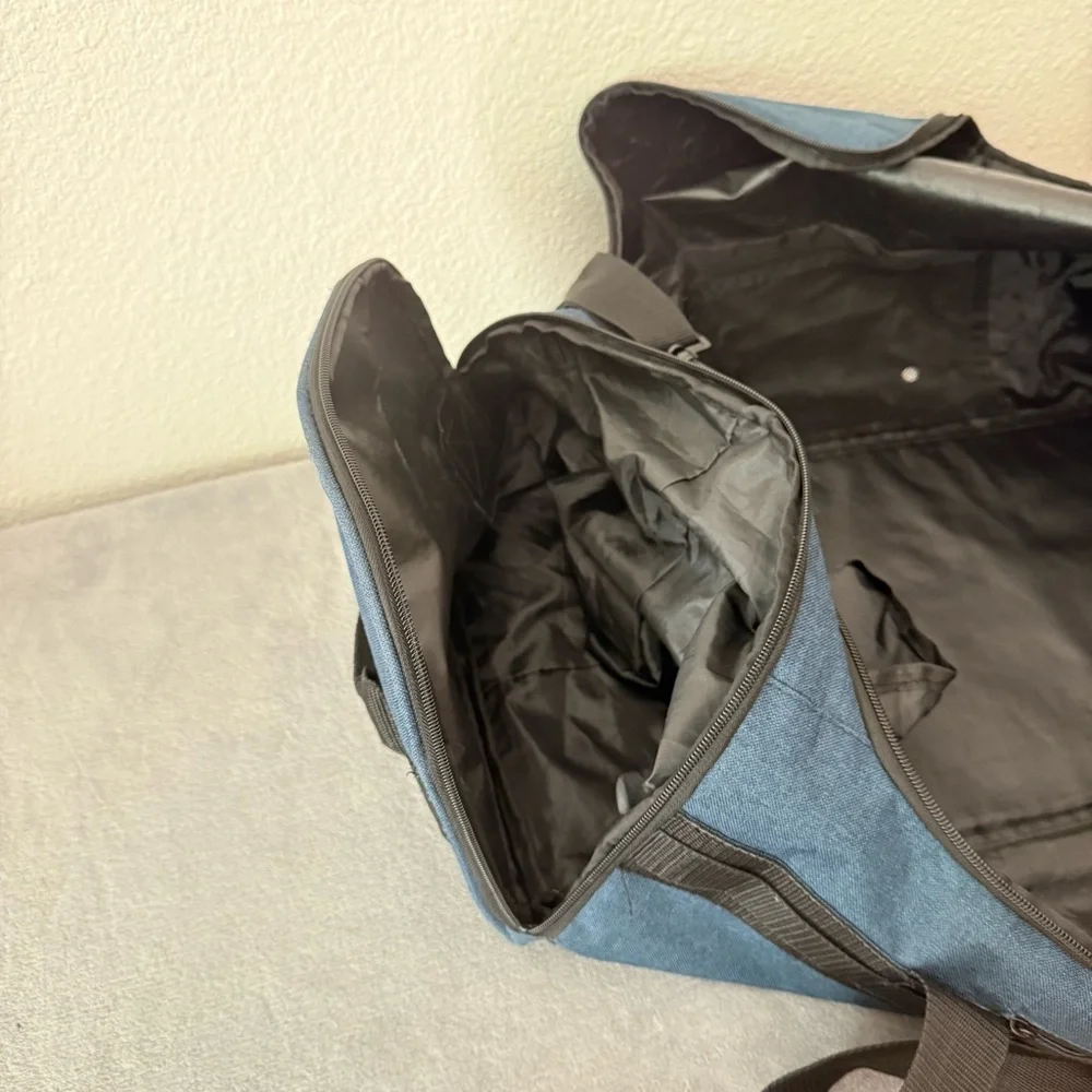 Puma Evercat Demand Duffel Bag-Navy Blue and Black